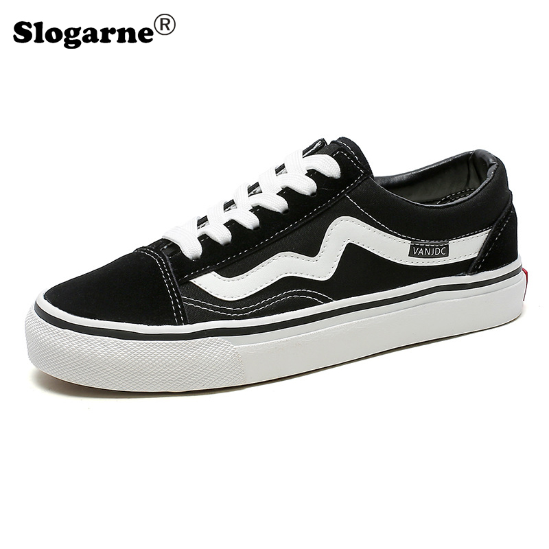 Vans Shoes Old Skool - 여성용 캐주얼 운동화, 편안한 캔버스 신발,