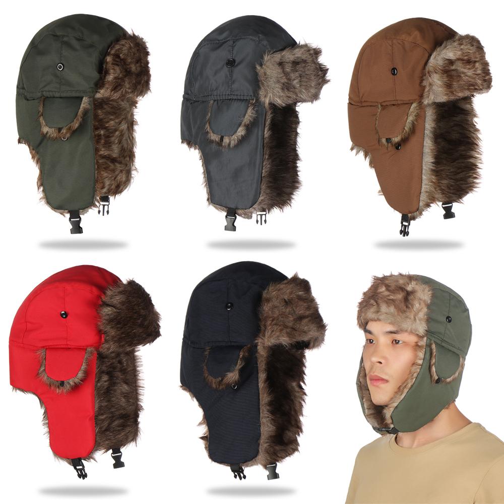 Winter Trapper Hat - 고품질 귀덮개 트래퍼 겨울 모자 캐주얼