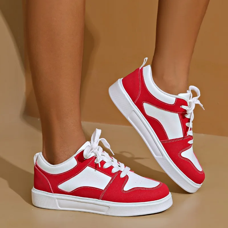 Vans Shoes Old Skool - 2024 화이트 레드 스포츠 스케이트 신발