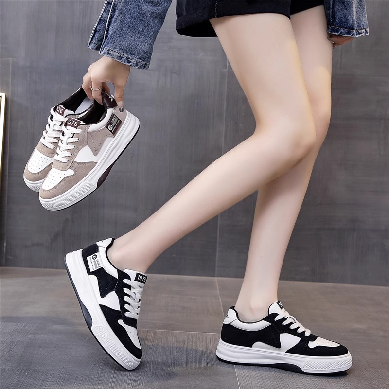 여성용 봄 가을 신상 두꺼운 밑창 캐주얼 스포츠화 여학 - Vans Shoes Old Skool 리뷰 및 가격