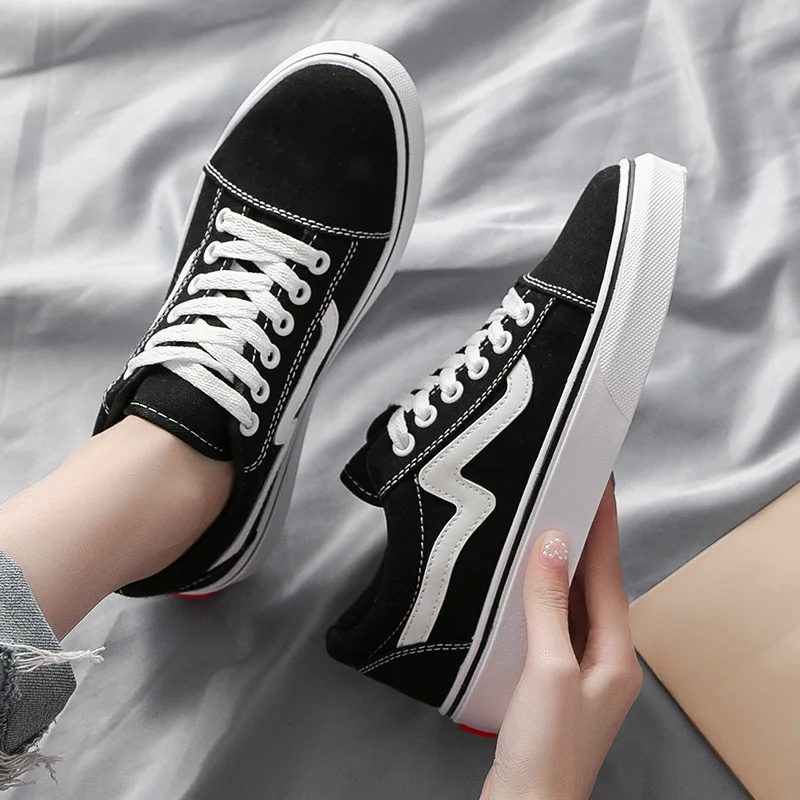 2025년 봄 신상 여성 학생용 캔버스화, 통기성 좋은 - Vans Shoes Old Skool 리뷰 및 가격